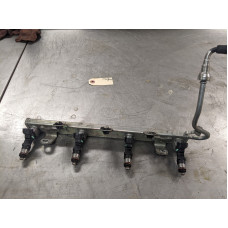 114L205 Fuel Injectors Set With Rail From 2013 Nissan Rogue  2.5 16600JA000 Japan Built